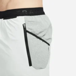 Nike Laufshorts Dri-FIT Second Sunrise 5'' Brief - Silber/Grün/Schwarz -TTKX-KLEIDUNG SHOP 009e8f559685