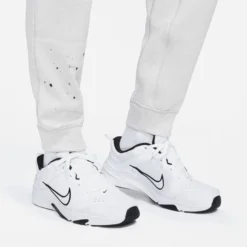 Nike Trainingshose Therma-FIT Fleece - Grau/Weiß/Schwarz -TTKX-KLEIDUNG SHOP 08bbd2b69b41