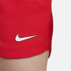 Nike F.C. Shorts Woven Joga Bonito - Chile Rot/Weiß Damen -TTKX-KLEIDUNG SHOP 09a5bba3502b