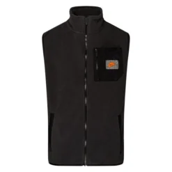 Nike Weste Fleece NSW Therma-FIT - Smoke Grau/Schwarz/Orange