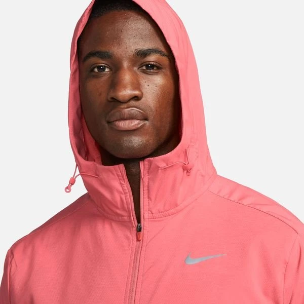Nike Laufjacke Repel Lightweight Windrunner - Rot/Silber 3 Nike Laufjacke Repel Lightweight Windrunner - Rot/Silber – Bild 3