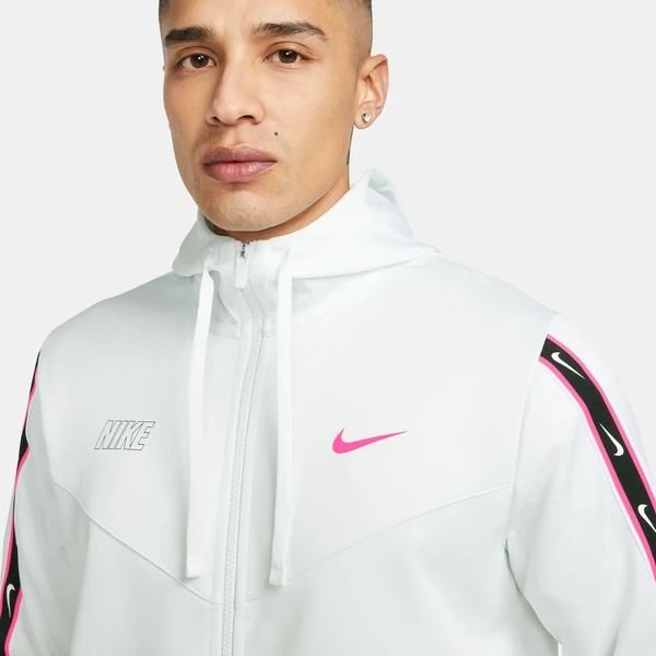 Nike Hoodie Sportswear NSW Repeat - Weiß/Pink 3 Nike Hoodie Sportswear NSW Repeat - Weiß/Pink – Bild 3