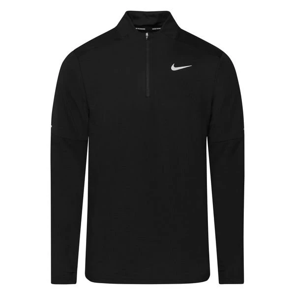 Nike Laufshirt 1/2 Zip Dri-FIT Element - Schwarz/Silber 1 Nike Laufshirt 1/2 Zip Dri-FIT Element - Schwarz/Silber