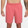 Nike Laufshorts Dri-FIT Challenger 7" - Rot/Silber