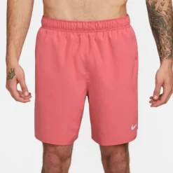 Nike Laufshorts Dri-FIT Challenger 7" - Rot/Silber
