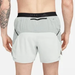 Nike Laufshorts Dri-FIT Second Sunrise 5'' Brief - Silber/Grün/Schwarz -TTKX-KLEIDUNG SHOP 10a2b34a2a89