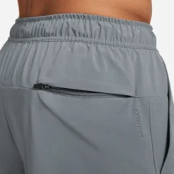 Nike Laufshorts Dri-FIT Unlimited Woven - Smoke Grau/Schwarz -TTKX-KLEIDUNG SHOP 1590c155b4ae