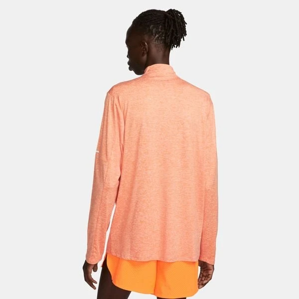 Nike Laufshirt Dri-FIT Element - Orange/Silber 2 Nike Laufshirt Dri-FIT Element - Orange/Silber – Bild 2