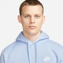 Nike Hoodie NSW Club - Cobalt Bliss/Weiß -TTKX-KLEIDUNG SHOP 19e20766e437