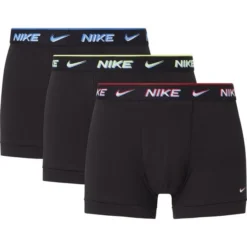 Nike Boxershorts 3er-Pack - Schwarz/Rot/Neon/Blau