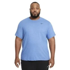 Nike Training T-Shirt Dri-FIT - Blau/Schwarz -TTKX-KLEIDUNG SHOP 1a2d7a0874cf