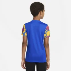 Nike Training T-Shirt Dri-FIT GX2 - Gelb/Blau/Rot Kinder -TTKX-KLEIDUNG SHOP 1d37b2278394