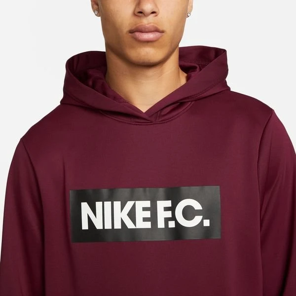 Nike F.C. Hoodie Dri-FIT Libero - Dark Beetroot/Weiß/Schwarz 3 Nike F.C. Hoodie Dri-FIT Libero - Dark Beetroot/Weiß/Schwarz – Bild 3