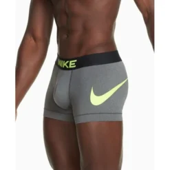 Nike Microfiber Boxershorts 1-Pack - Grau/Neon -TTKX-KLEIDUNG SHOP 1eca1b6e886c
