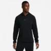Nike Hoodie Dri-FIT Fleece Pullover - Schwarz/Iron Grau