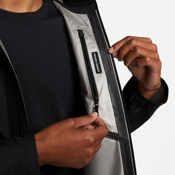 Nike Laufjacke Gore-Tex Infinium - Schwarz/Smoke Grau 7 Nike Laufjacke Gore-Tex Infinium - Schwarz/Smoke Grau – Bild 7