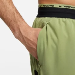 Nike Pro Laufshorts Dri-FIT Flex - Grün/Schwarz -TTKX-KLEIDUNG SHOP 212168d0b76f