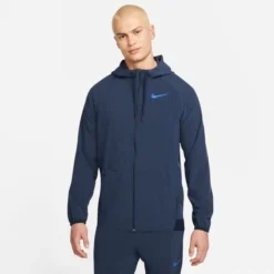 Nike Pro Trainingsjacke Dri-FIT Flex Vent Max - Navy/Blau