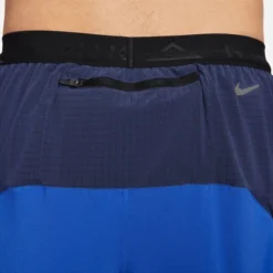 Nike Laufshorts Dri-FIT Second Sunrise 5'' Brief - Blau/Navy/Zitrone -TTKX-KLEIDUNG SHOP 2b43c0a59926