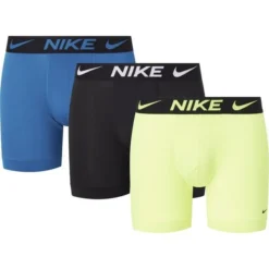Nike Boxer Shorts Dri-FIT Advanced Micro 3er-Pack - Neon/Schwarz/Blau