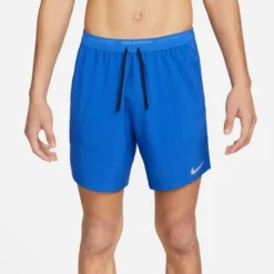 Nike Laufshorts Dri-FIT Stride 2IN1 - Blau/Schwarz/Silber