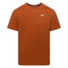 Nike Lauf T-Shirt Dri-FIT UV Miller - Orange/Silber