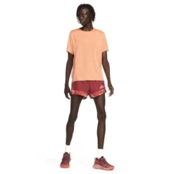 Nike Lauf T-Shirt Dri-FIT Trail Rise 365 - Orange/Weiß -TTKX-KLEIDUNG SHOP 3d0066837eb6