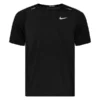 Nike Lauf T-Shirt Breathe Rise 365 - Schwarz/Silber