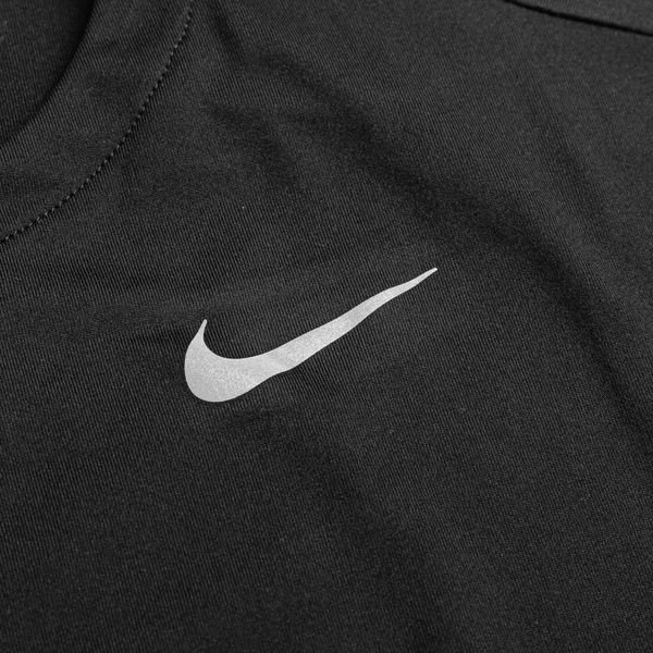 Nike Laufshirt Element Dri-FIT - Schwarz/Weiß 2 Nike Laufshirt Element Dri-FIT - Schwarz/Weiß – Bild 2