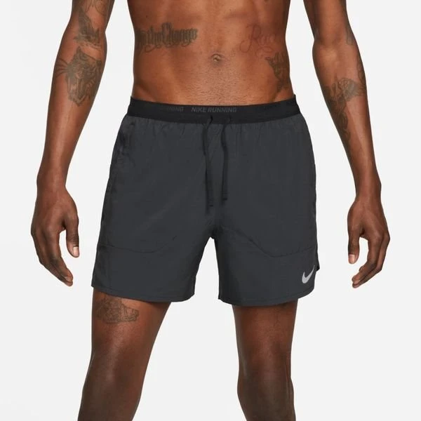 Nike Laufshorts Dri-FIT Stride - Schwarz/Silber 3 Nike Laufshorts Dri-FIT Stride - Schwarz/Silber – Bild 3