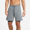 Nike Laufshorts Unlimited Woven 7" 2IN1 - Smoke Grau