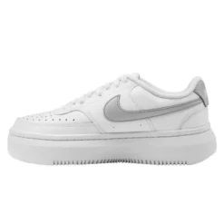 Nike Sneaker Court Vision Alta - Weiß/Metallic Platinum Damen -TTKX-KLEIDUNG SHOP 4cc090b10e9a