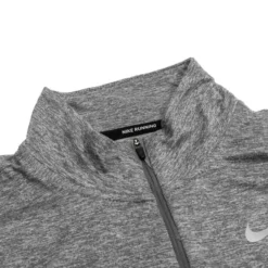 Nike Laufshirt Dri-FIT Element - Smoke Grau/Silber Damen -TTKX-KLEIDUNG SHOP 4d5246049189