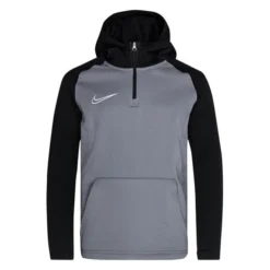 Nike Hoodie Drill Academy - Smoke Grau/Schwarz/Neon Kinder