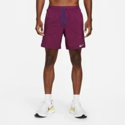 Nike Laufshorts Dri-FIT Flex Stride - Rot/Schwarz/Silber