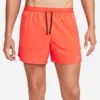Nike Laufshorts Dri-FIT Stride - Rot/Schwarz/Silber
