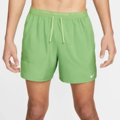 Nike Laufshorts Dri-FIT Stride - Grün/Silber