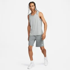 Nike Tank Top Dri-FIT Miler - Grau/Silber -TTKX-KLEIDUNG SHOP 55b96e25cd59