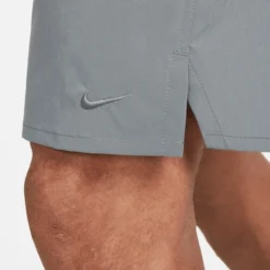Nike Laufshorts Dri-FIT Unlimited Woven - Smoke Grau/Schwarz -TTKX-KLEIDUNG SHOP 5cd0cf2b39d3