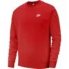 Nike Sweatshirt NSW Club Crew - Rot/Weiß