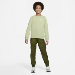 Nike Sweatshirt NSW Club - Olivgrün/Weiß Kinder -TTKX-KLEIDUNG SHOP 60826a661c1f
