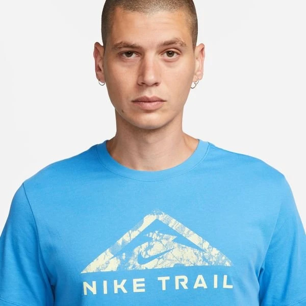 Nike Lauf T-Shirt Dri-FIT Run Trail - Blau 3 Nike Lauf T-Shirt Dri-FIT Run Trail - Blau – Bild 3