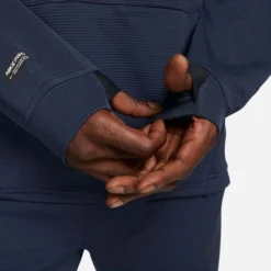 Nike Pro Hoodie Fleece - Navy/Schwarz -TTKX-KLEIDUNG SHOP 6c0d077d1d47