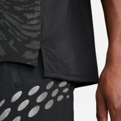 Nike Lauf T-Shirt Dri-FIT Run Division Rise 365 - Schwarz/Silber -TTKX-KLEIDUNG SHOP 6faa9972094e