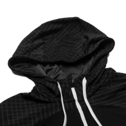 Nike Track Jacke Dri-FIT Strike Kapuze - Schwarz/Grau/Weiß Damen -TTKX-KLEIDUNG SHOP 710a029fd6b5