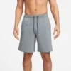 Nike Laufshorts Dri-FIT Unlimited Woven - Smoke Grau/Schwarz