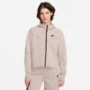 Nike Hoodie NSW Tech Fleece - Braun/Schwarz Damen
