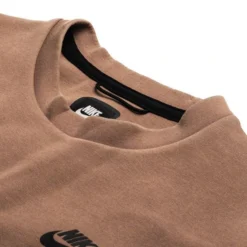 Nike Sweatshirt NSW Tech Fleece Wash - Braun/Schwarz -TTKX-KLEIDUNG SHOP 78c6601e49eb