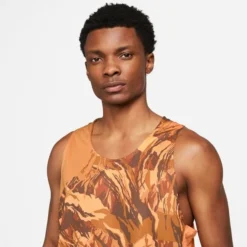 Nike Tank Top Dri-FIT Trail Rise 365 - Orange - Weiß -TTKX-KLEIDUNG SHOP 7bc95c78ba05