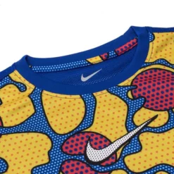 Nike Training T-Shirt Dri-FIT GX2 - Gelb/Blau/Rot Kinder -TTKX-KLEIDUNG SHOP 7d9c57696c7f